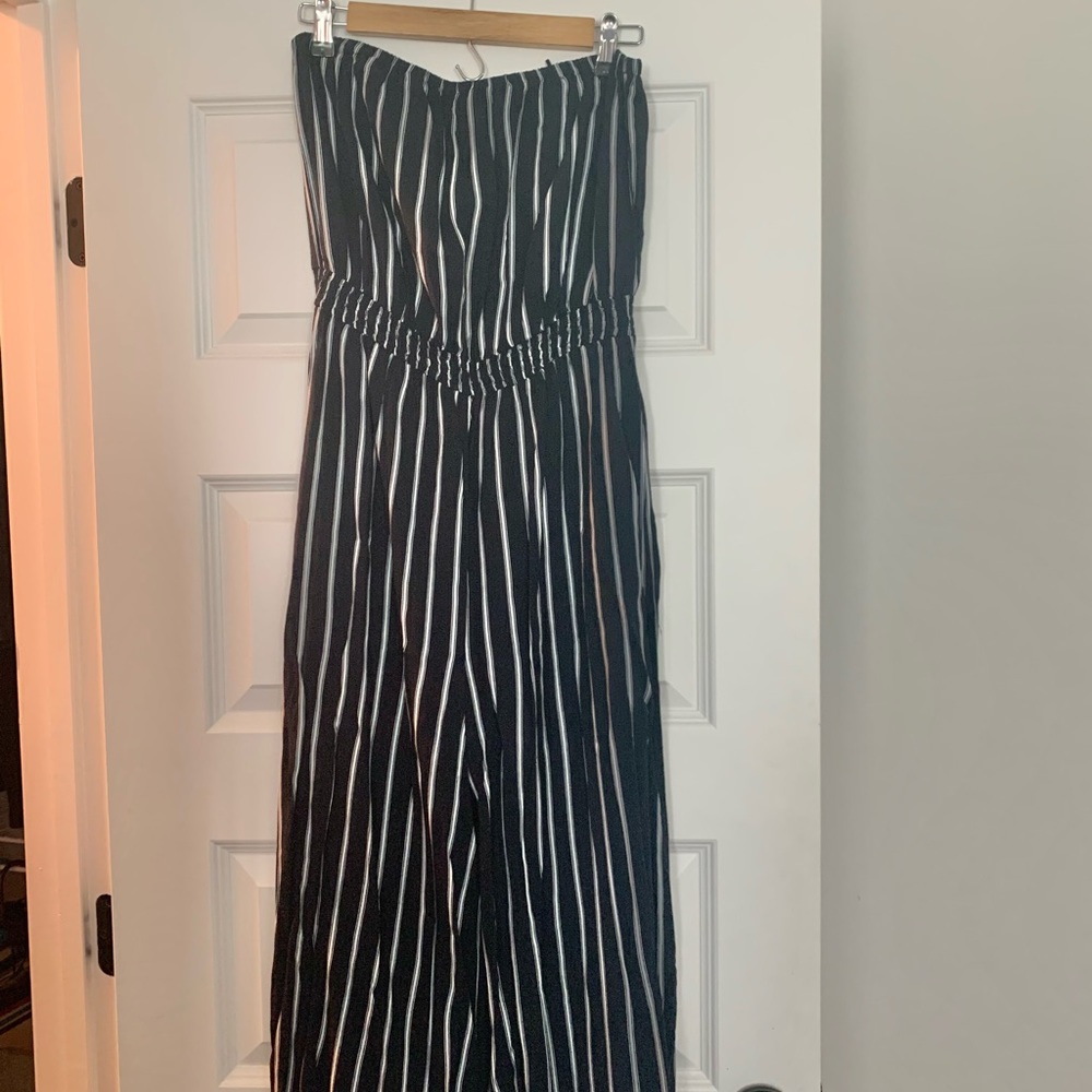 Navy & White Jumpersuit Size M